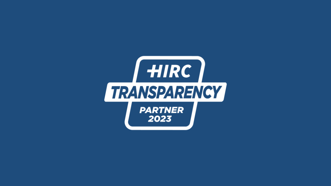 HIRC Transparency Partner 2023 Badge