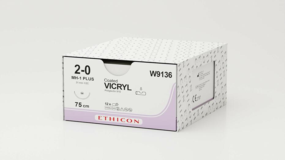 Coated VICRYL (polyglactin 910) Suture
