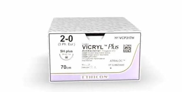 Coated VICRYL Plus Antibacterial (polyglactin 910) Suture